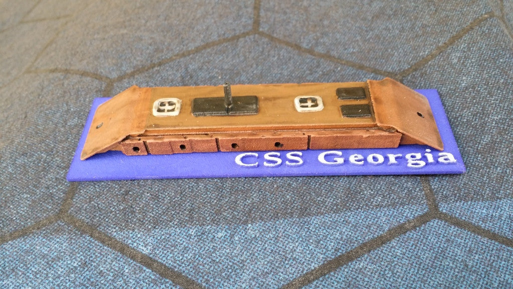 CSS Georgia (Price for PAINTED Model - Unpainted Available on Shapeways)