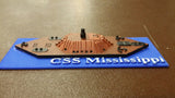 CSS Mississippi (Price for PAINTED Model - Unpainted Available on Shapeways)