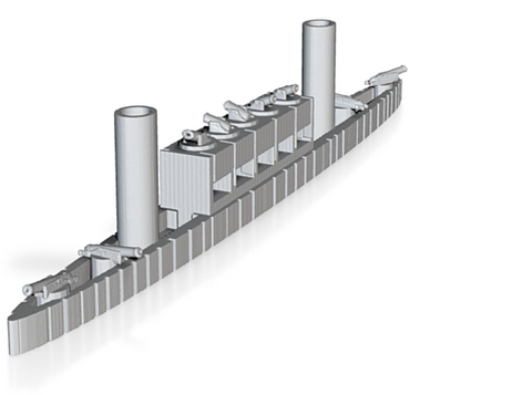 USS New Jersey / Stevens' Battery (Price for PAINTED Model - Unpainted Available on Shapeways)